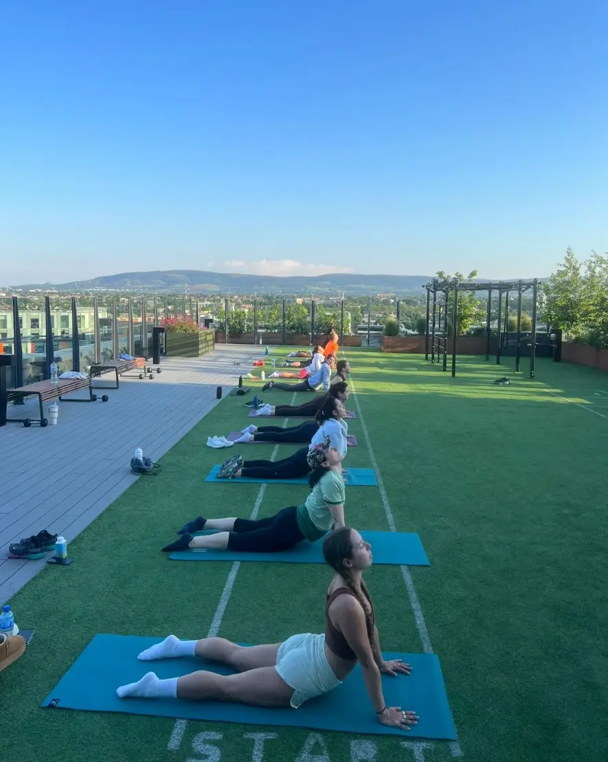 Pilates class